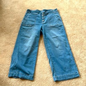 Chicos Wide Leg  Sailor Jeans Size 16 R